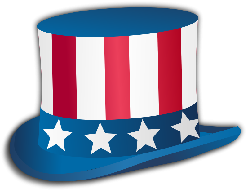 Patriotic hat drawing free image download