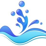 water wave Splash drawing