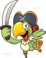 Pirate Parrot Animals Characters