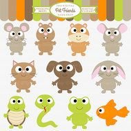 Animals Pets Digital Dog Cat Snake Hamster Frog