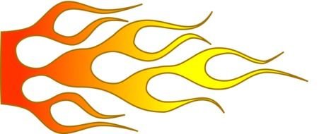 Flames drawing