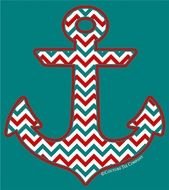 clipart of the colorful anchor