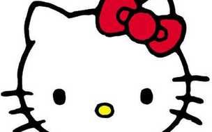 Hello Kitty Face drawing