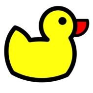 clipart of the yellow duck