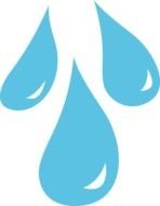 Clipart of the water drops