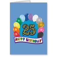 Happy 25th Birthday Design For A Special This