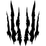 Claw Marks Vinyl Sticker Decal Halloween Creepy