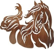 artistic drawing of a horse