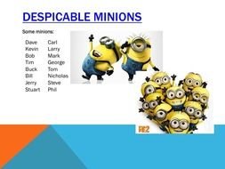 Made A Powerpoint About My Favourite Film Despicableme 2 Here Are