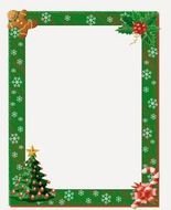 Beautiful Christmas border clipart