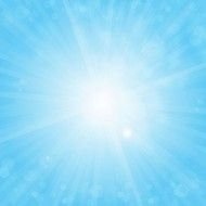 Free Sun On Blue Sky Vector Background Download
