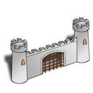 clipart of the stone castle