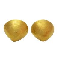 Trianon Gold Shell Earrings At 1stdibs