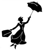 Mary Poppins Silhouette N6
