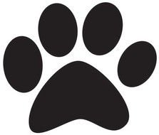 Dog Paw Stencil