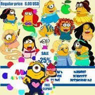 Sale 25 Holiday Minions Despicable Me Birthday