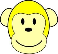 Yellow Monkey At Clkercom Vector Online Royalty