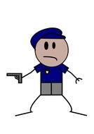 Stick boy drawing