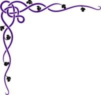 Corner Purple At Clkercom Vector Online Royalty N2