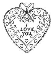 Valentines Heart Coloring Pages N2