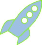New Rocket 2 Svg Downloads Blue Download Vector Online