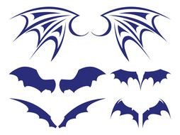 Anime Bat Wing drawing