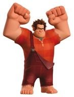 cartoon ralph on a white background