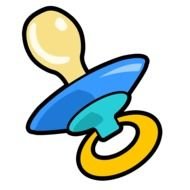 Free Cartoon Pacifier clipart