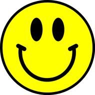 happy smiley on transparent background