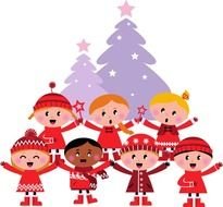 Christmas Choir Vector Graphics My Free Photoshop World