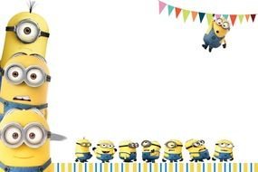 birthday clipart with minions