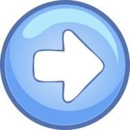 Right Blue Arrow Icon Vector Download