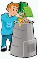 Clipart of Composting