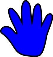 Right Hand Print Panda Free Images clipart