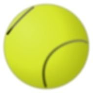 yellow Tennis Ball drawing