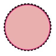 Colorful doodle frame clipart