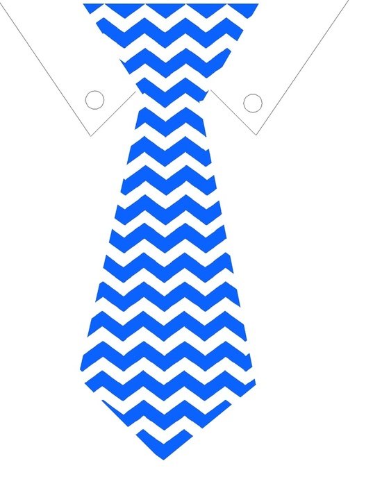 clipart of the cartoon blue tie