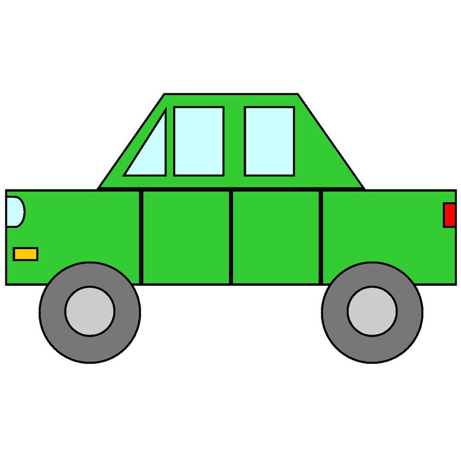 Old Car as a picture for a clipart