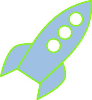New Rocket 2 Svg Downloads Blue Download Vector Online