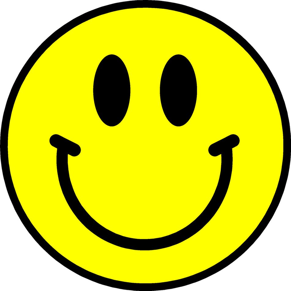 happy smiley on transparent background