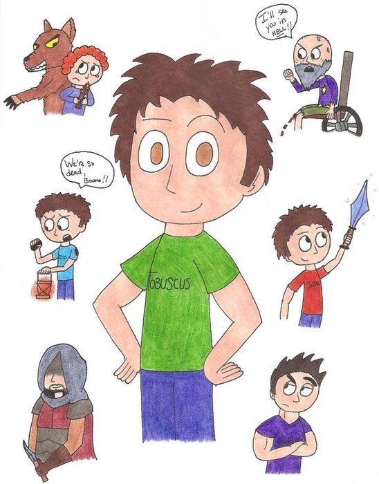 The Great Tobuscus drawing