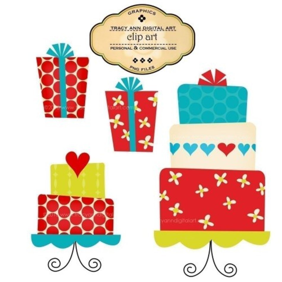 Tiered Cakes Commercial Set 6 Tracyanndigitalart