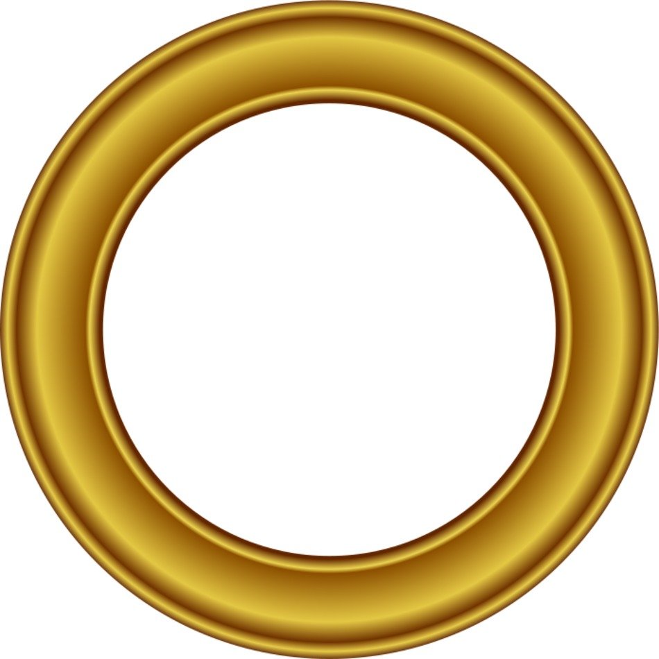 Gold circle clipart free image download