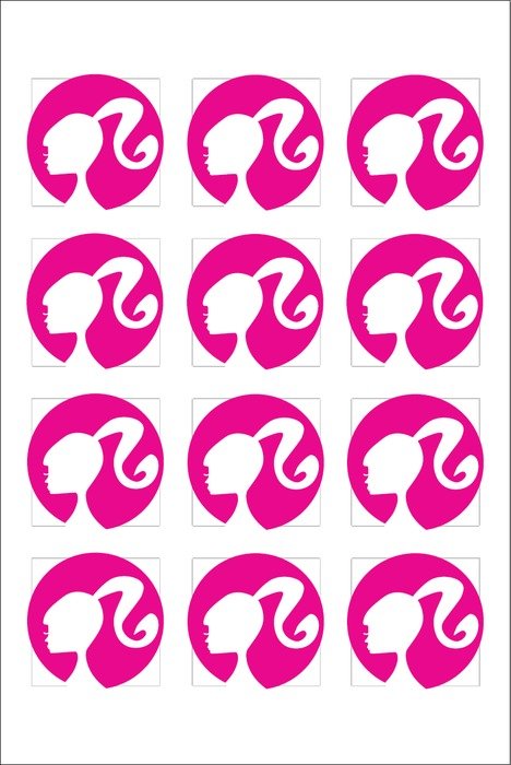 clipart of a doll profiles