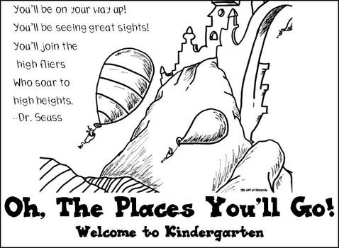 Dr Seuss Coloring Pages Oh The Places Youll Go