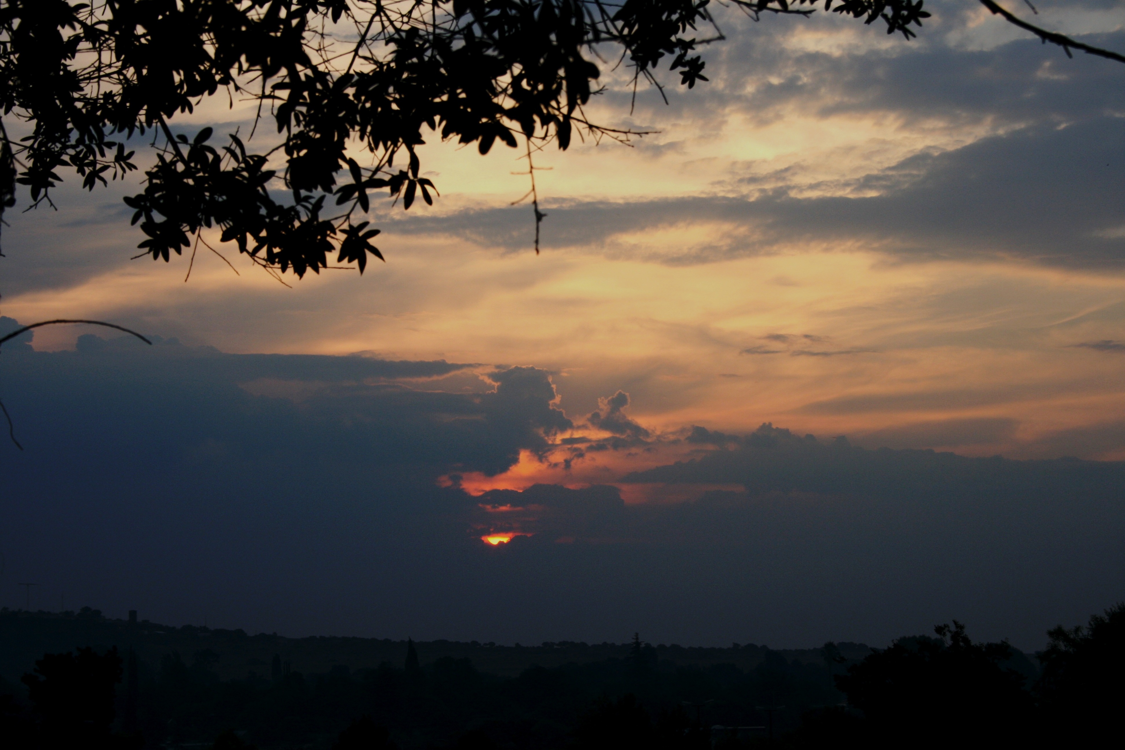 Soft sunset on a sky free image download