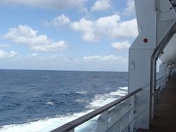 ship at sea