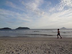 jogging beach holidays race exercise