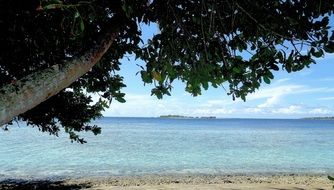 Landscape of Blue ocean bank