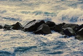stones on the Baltic Sea